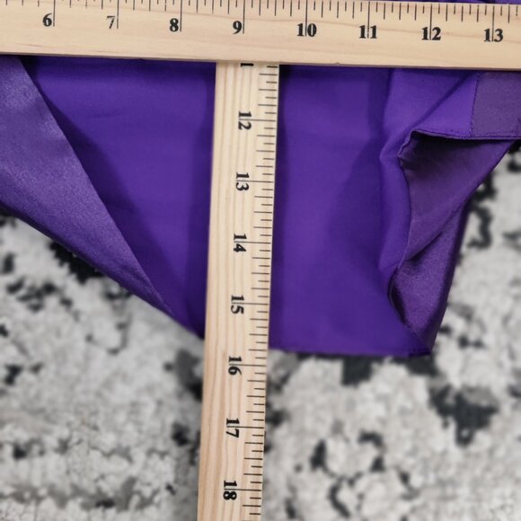 Sukhmani Designs Women's Satin Prom Dress Size 12 Purple NEW Party Graduation - Picture 16 of 16